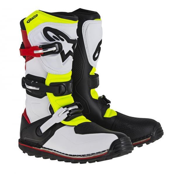 Stivali Alpinestars TECH.T WhiteRed-YfLUO